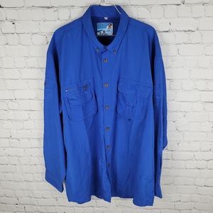 ICE BOY'S | button down long sleeve performance ski outdoor mesh panel shirt